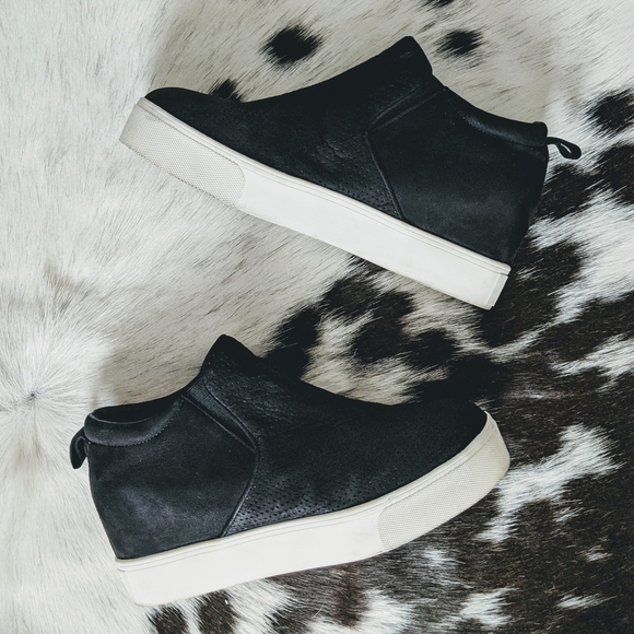 j slides sallie wedge sneaker black